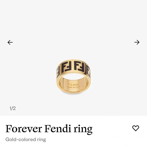 Fendi forever ring - Picture 3 of 8